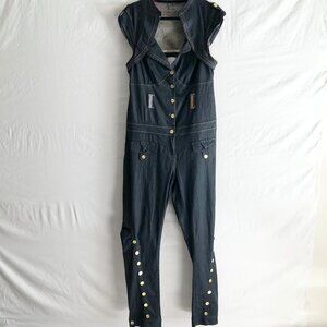 Vintage Y2K Black Denim Jumpsuit
